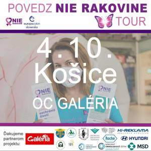 Verejné poďakovanie Nadácii SPP a partnerom za podporu celoslovenskej názornej onkologickej osvety ONKO FAMILY TOUR - Povedz NIE RAKOVINE