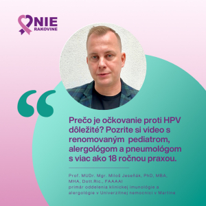 Január - mesiac osvety o karcinóme krčka maternice