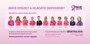Bratislavská Pacientska poradňa NIE RAKOVINE opäť otvára svoje dvere