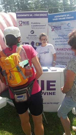 Zážitkové podujatie  prináša osvetu o prevencii rakoviny hrubého čreva, konečníka a tráviaceho traktu do 25 miest Slovenska